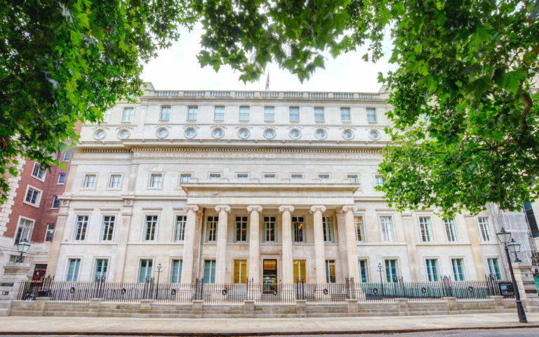 The View in The Royal College of Surgeons of England, Exterior