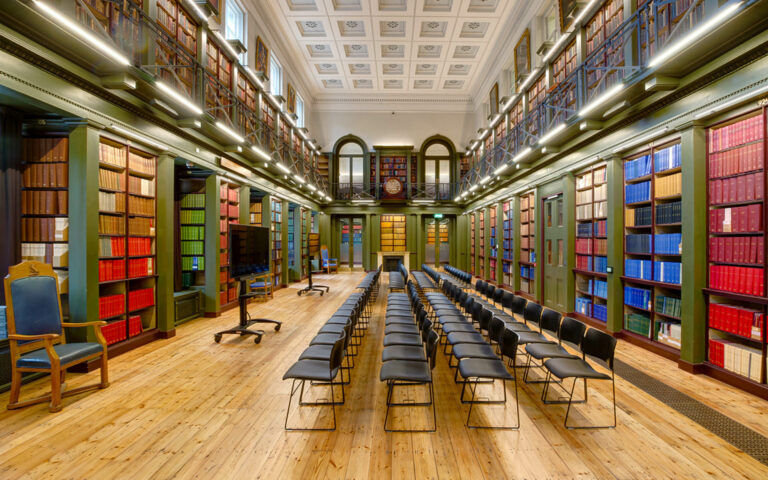 The View in The Royal College of Surgeons of England, The Lumley Library