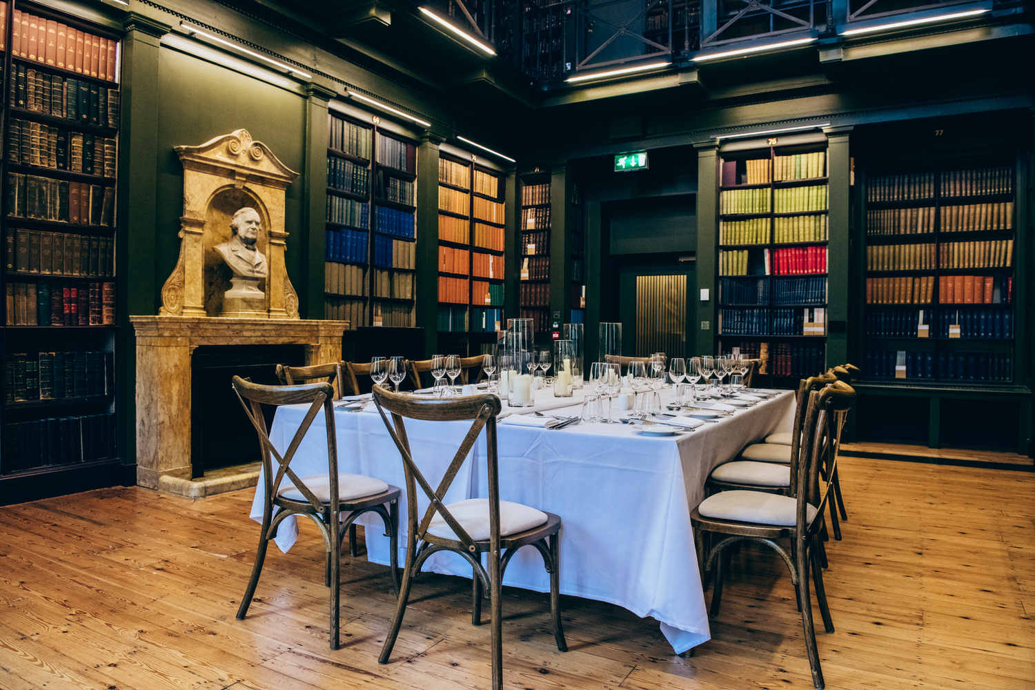 The View in The Royal College of Surgeons of England, The Lumley Library